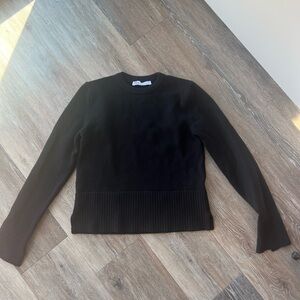 Zara Black Crew Neck Sweater